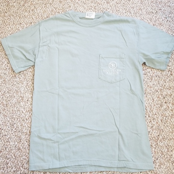 Pale Green Pocket T-shirt - Picture 2 of 4
